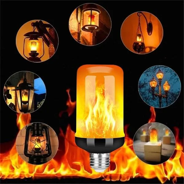 E27 LED Flame Effect Light Bulb