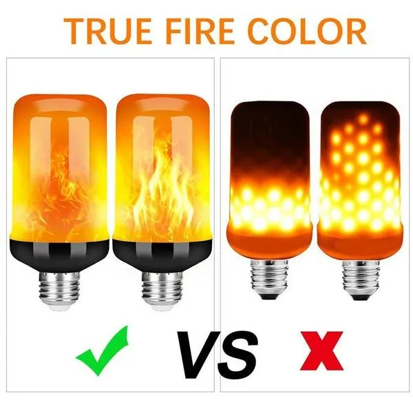 E27 LED Flame Effect Light Bulb