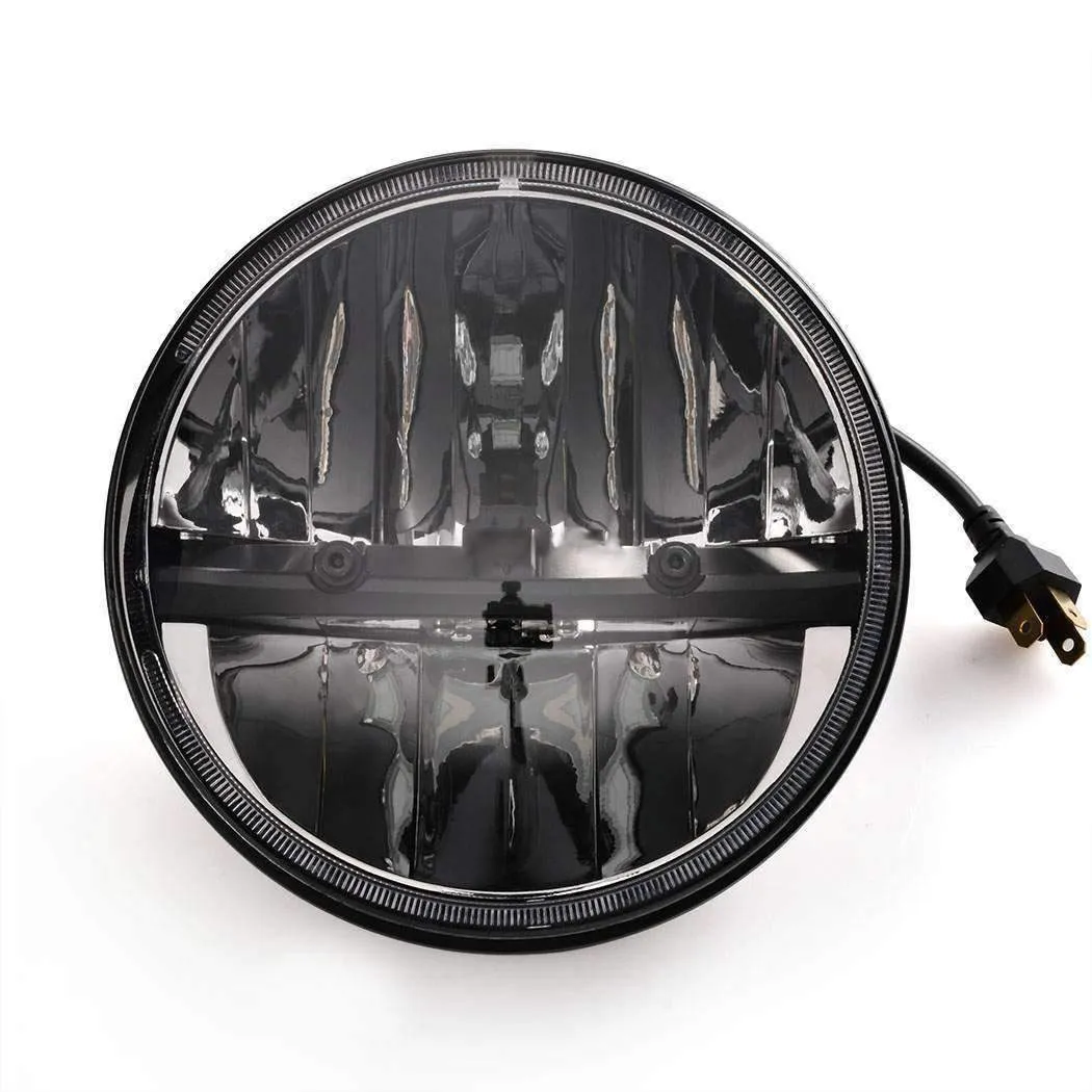 Eagle Lights 7" Round LED Headlights - Jeep Wrangler CJ JK TJ 97-2015