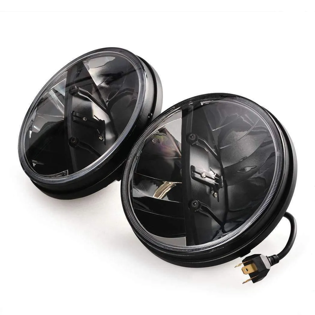 Eagle Lights 7" Round LED Headlights - Jeep Wrangler CJ JK TJ 97-2015
