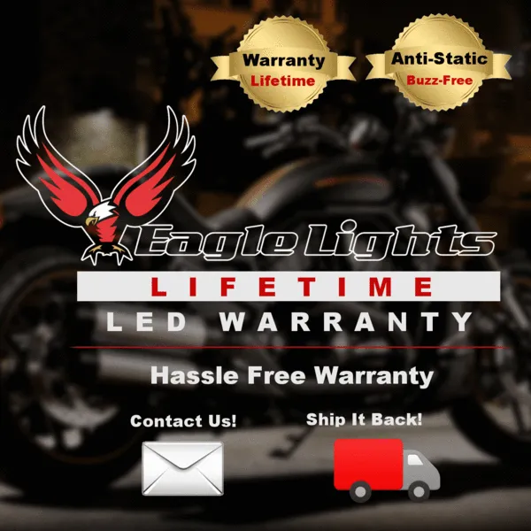 Eagle Lights 7" Round LED Headlights - Jeep Wrangler CJ JK TJ 97-2015