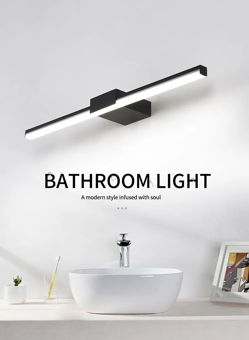 EB Pove - Led Wall Lamp Bathroom Vanity Light