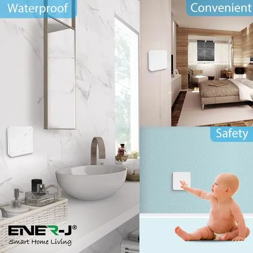 ENER-J 2 ways Wireless Receiver, 5Ax2 on/off RF433mhz   WiFi Non Dimmable