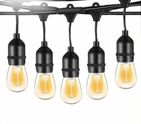 Ener J LED Festoon Kit (10.2m) inc 10x2W Filament LED Bulbs (T454)   2x Spare Bulbs