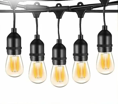 Ener J LED Festoon Kit (15.2m) iNC 15X2w Filament LED Bulbs