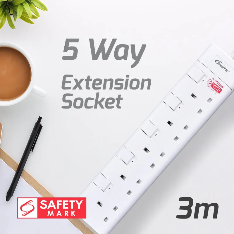 Extension Cord, Extension Socket, Power Cord, Power Extension 3 Meter (PP8555N)