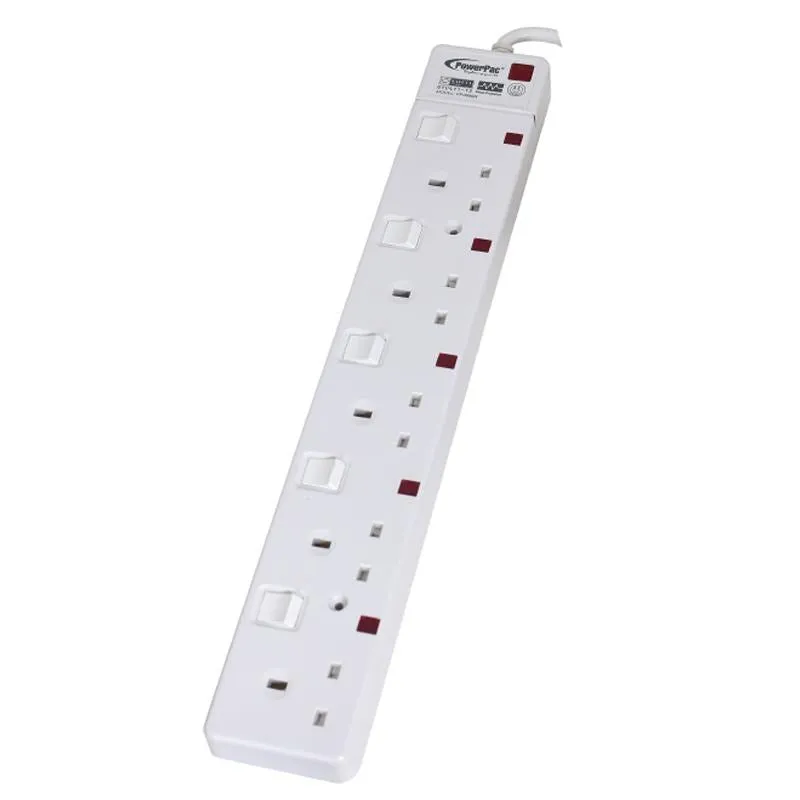 Extension Socket, Extension Cord, Power Cord, Power Extension 5 way 3 meter(PP3885N)