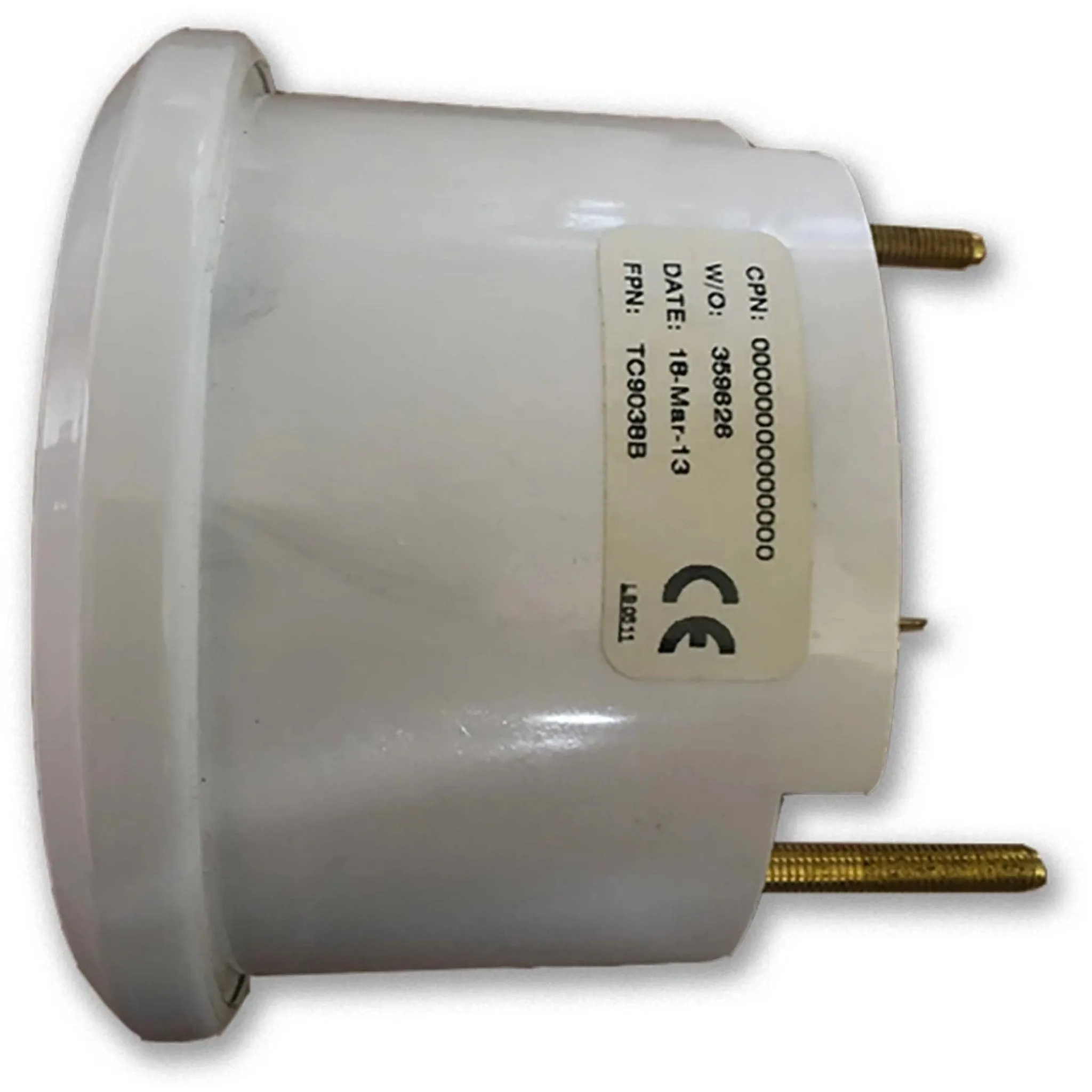 Faria 55mph White Speed Gauge