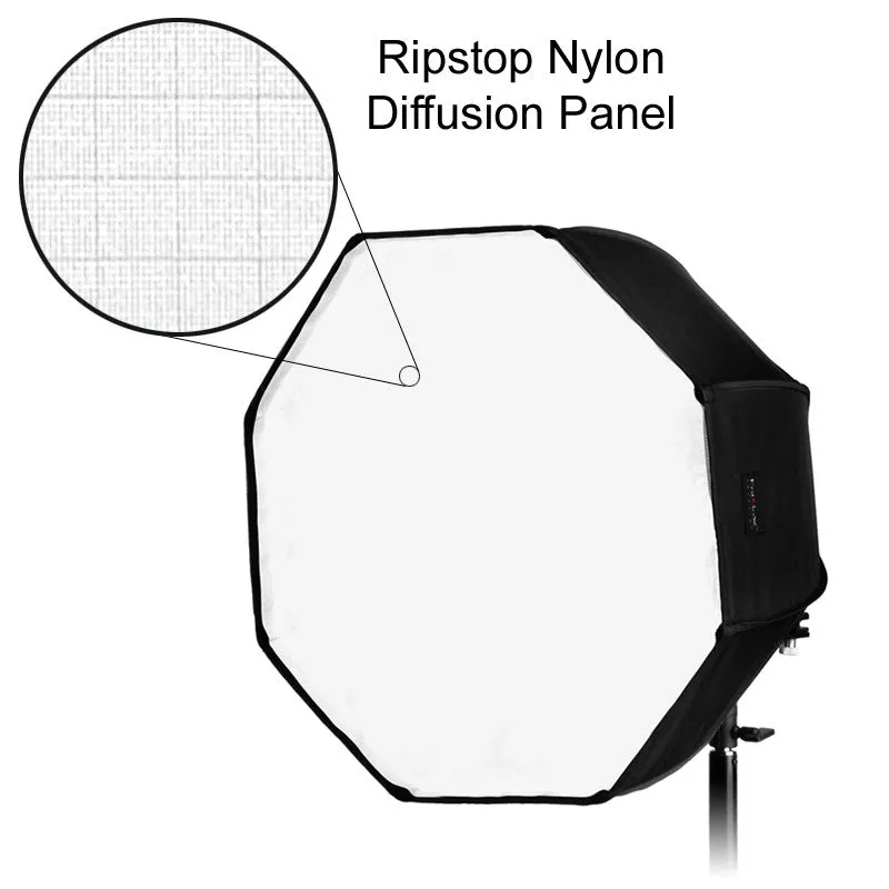 Fotodiox Ez-Pro-Mini Flash Softbox K50 20" (50 cm) Octagon for Nikon Flash, Canon Speedlight, Vivitar Flash, Sunpack, Nissin, etc