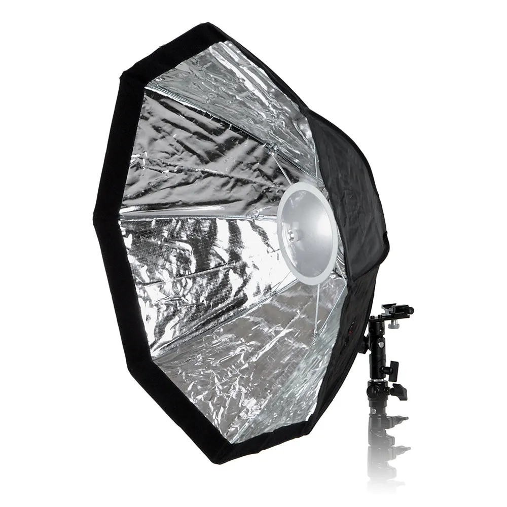 Fotodiox Ez-Pro-Mini Flash Softbox K60 24" (60 cm) Octagon for Nikon Flash, Canon Speedlight, Vivitar Flash, Sunpack, Nissin, etc