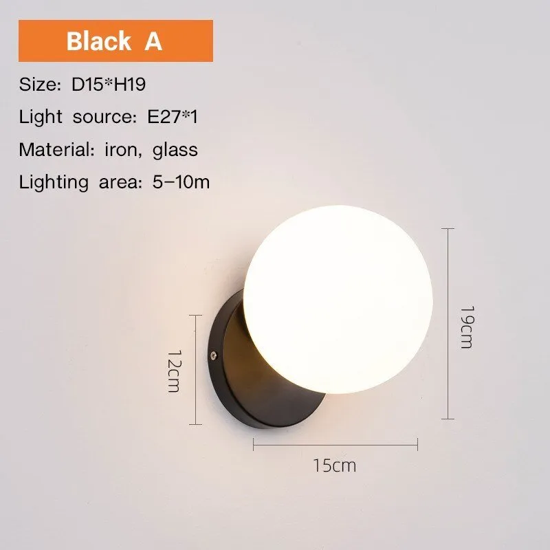 Glass Wall Lamp for Luxury Living Spaces
