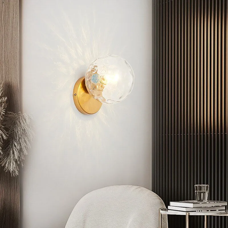 Glass Wall Lamp for Luxury Living Spaces