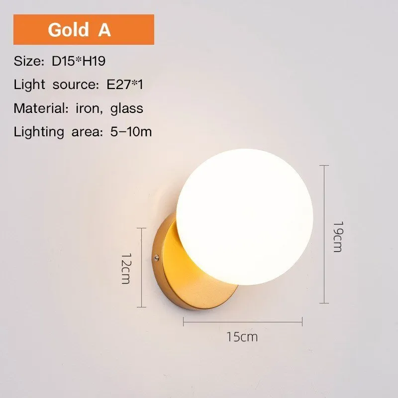 Glass Wall Lamp for Luxury Living Spaces