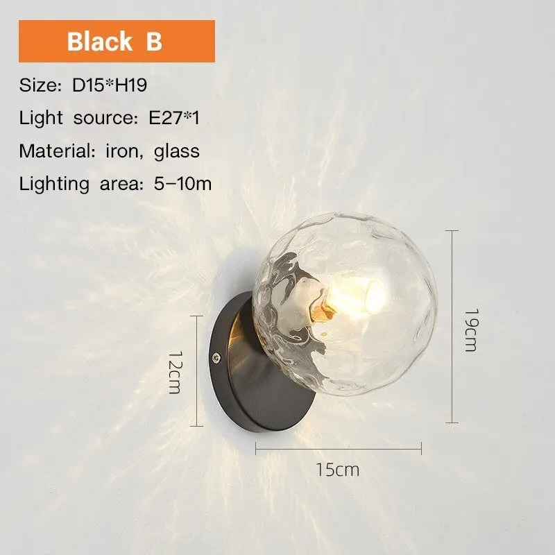 Glass Wall Lamp for Luxury Living Spaces
