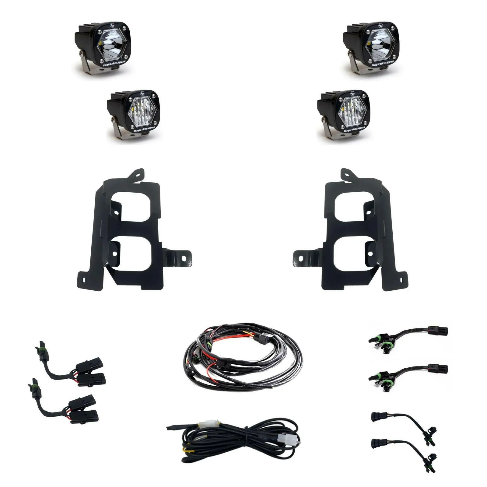 GMC S1 Dual Fog Pocket Light Kit - GMC 2019-22 Sierra 1500
