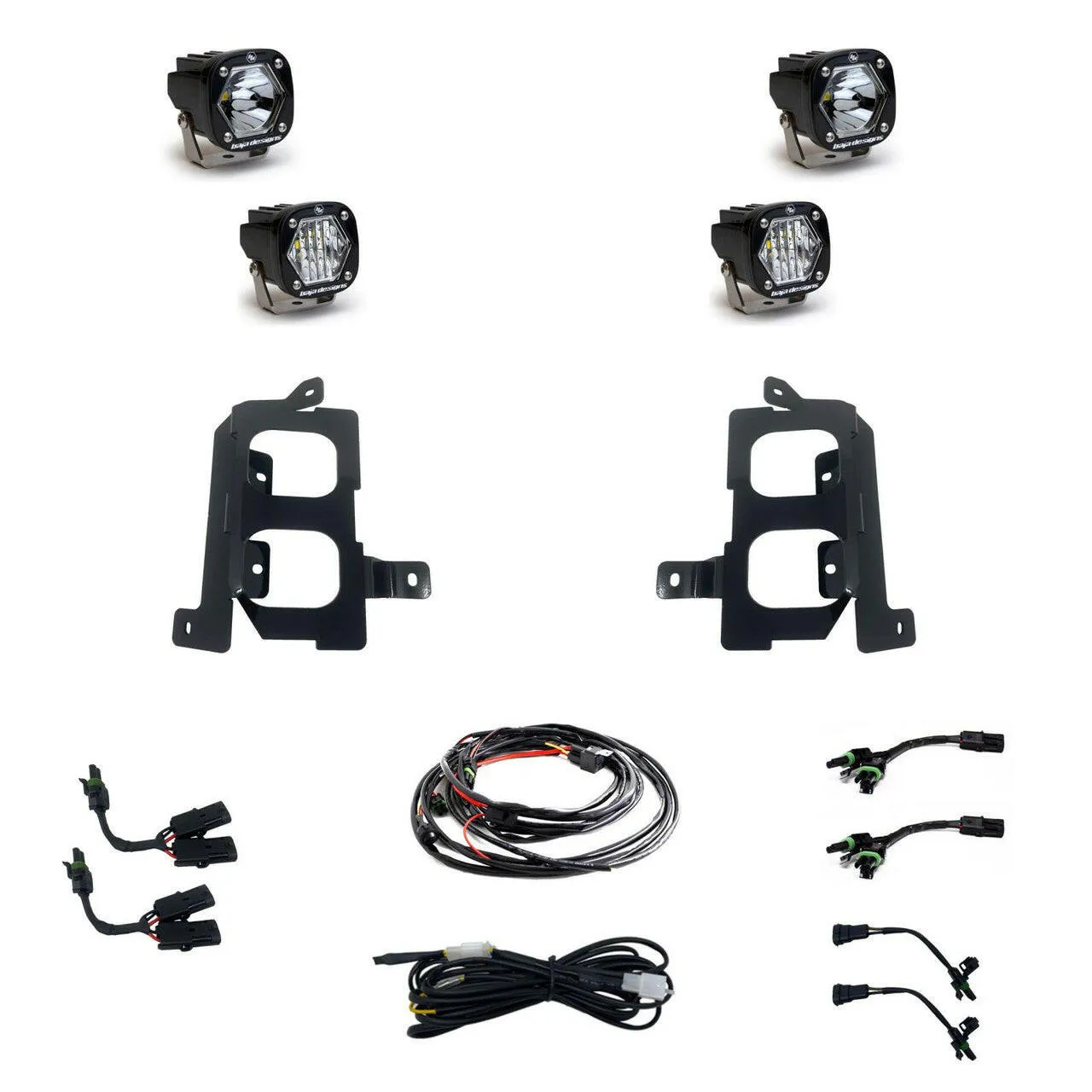 GMC S1 Dual Fog Pocket Light Kit - GMC 2019-22 Sierra 1500