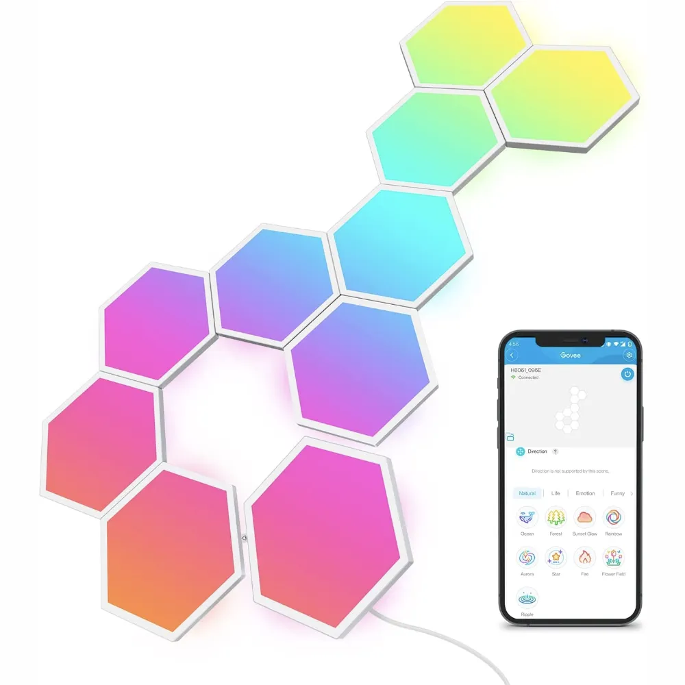 Govee Glide Hexa Light Panels - 10 Pack
