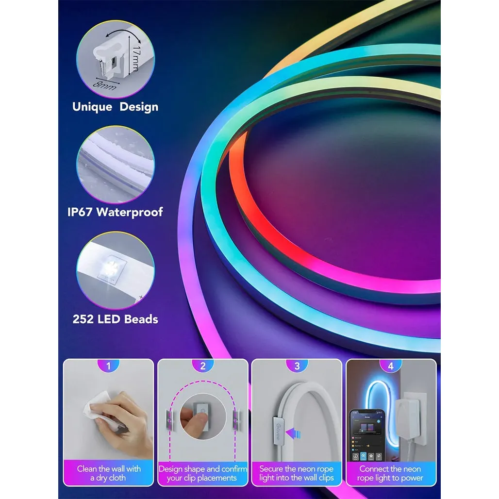 Govee Neon LED Strip Light 3m | H61A0