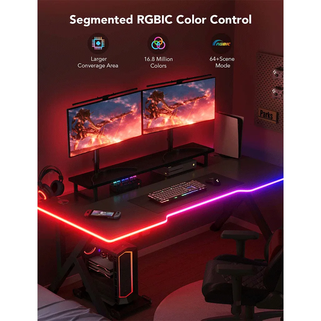 Govee RGBIC LED Neon Rope Lights for Desks - 3 meters | H61C32D1