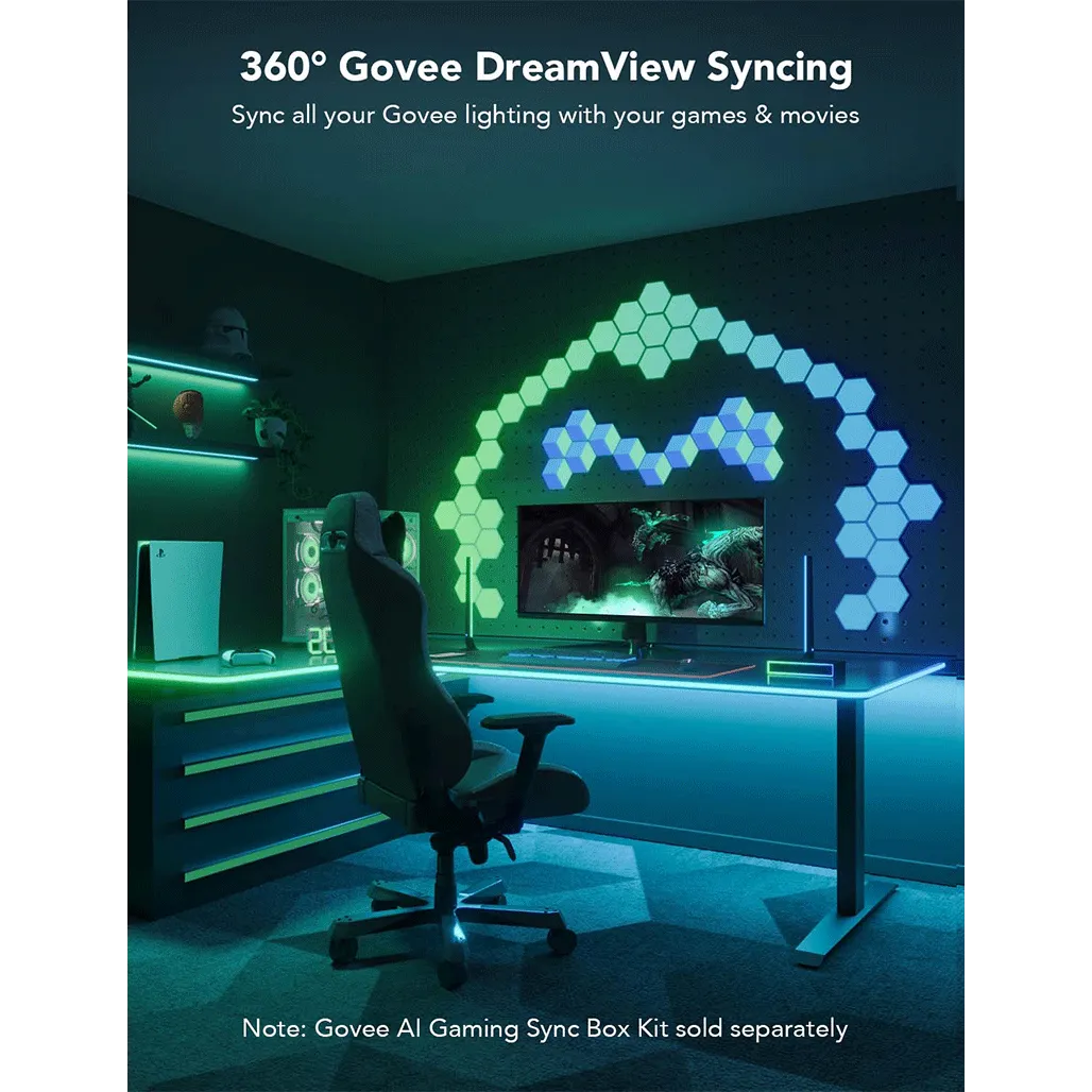 Govee RGBIC LED Neon Rope Lights for Desks - 3 meters | H61C32D1