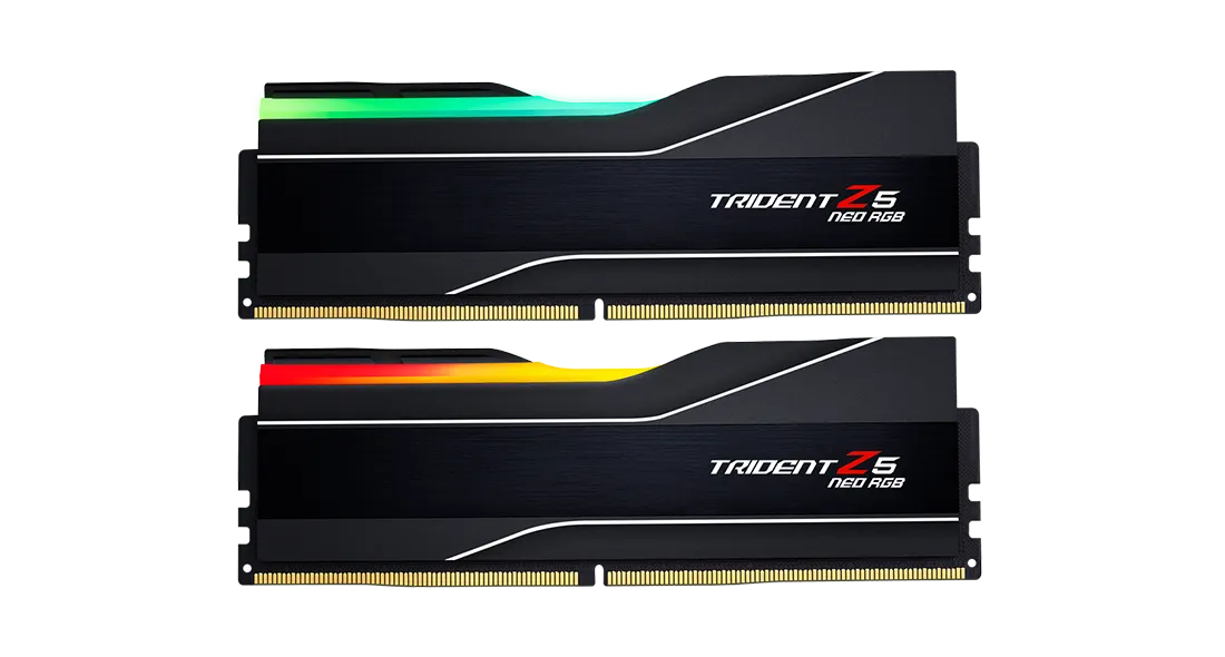 G.SKILL 64GB Kit (2x32GB) Trident Z5 Neo RGB Black F5-6000J3636F32GX2-TZ5NR DDR5 6000MHz Memory (AMD EXPO & Intel XMP 3.0)
