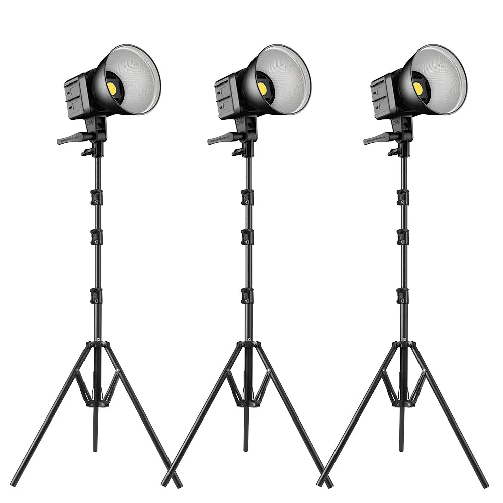 GVM SD80D 80w  Bi-Color Spotlight  Daylight 3 kits