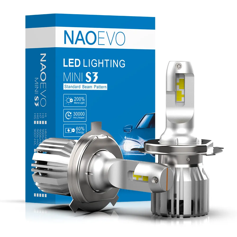 H4 LED HEADLIGHT BULB 60W 7200LM | Factory Price