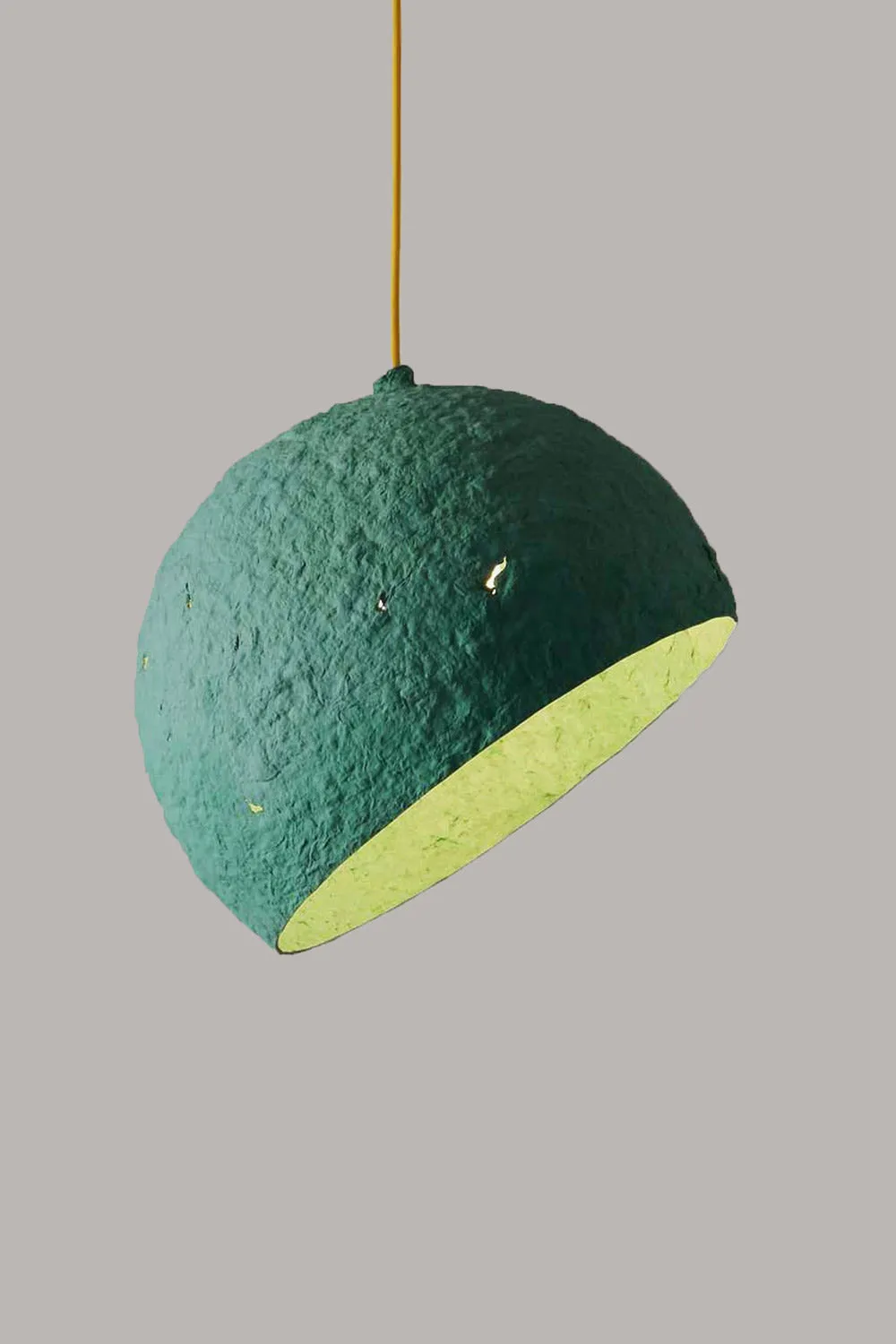 Hanging lamp Globe Turquoise