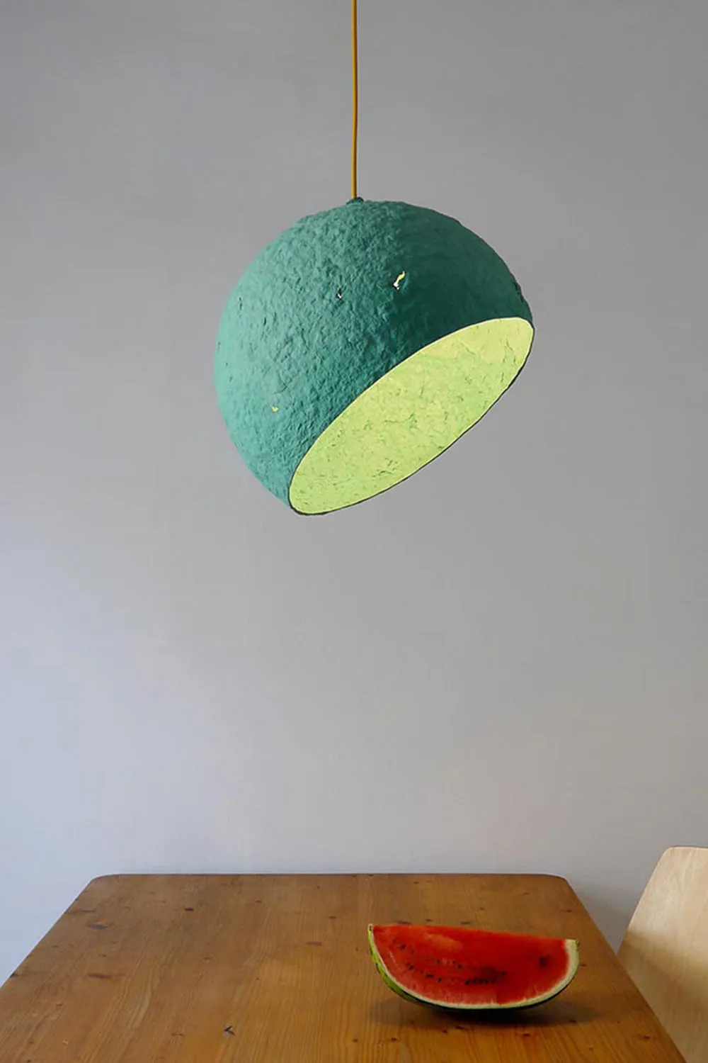 Hanging lamp Globe Turquoise