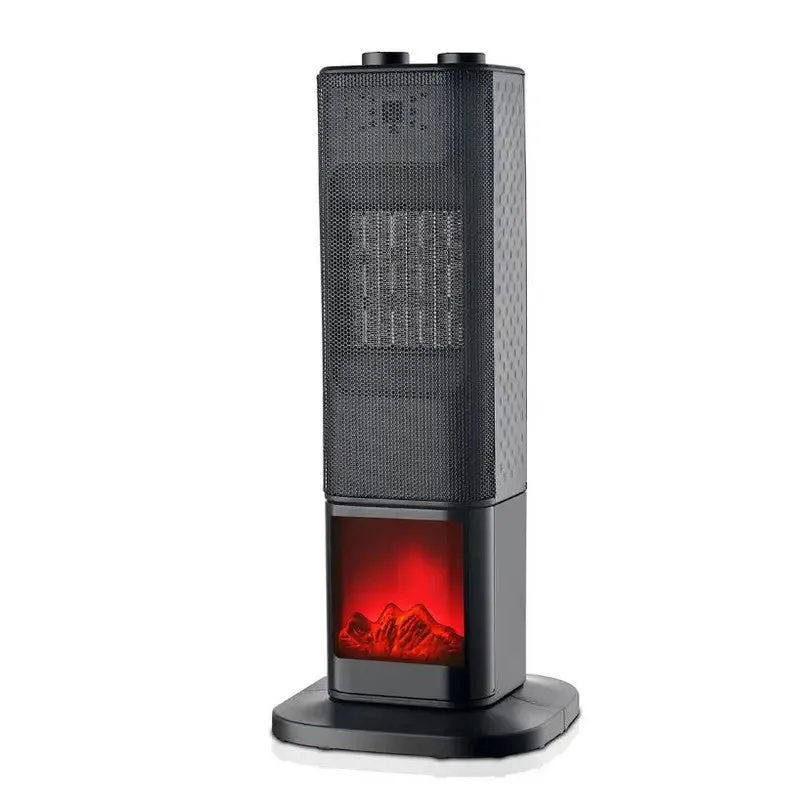 Highlands 1500W Tower Heater - Log Effect - With Remote & Without Remote Models Available