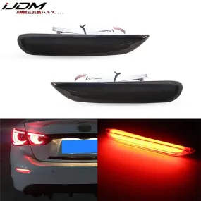 iJDM LED Bumper Reflector Brake Lights w/Sequential Turn Signal