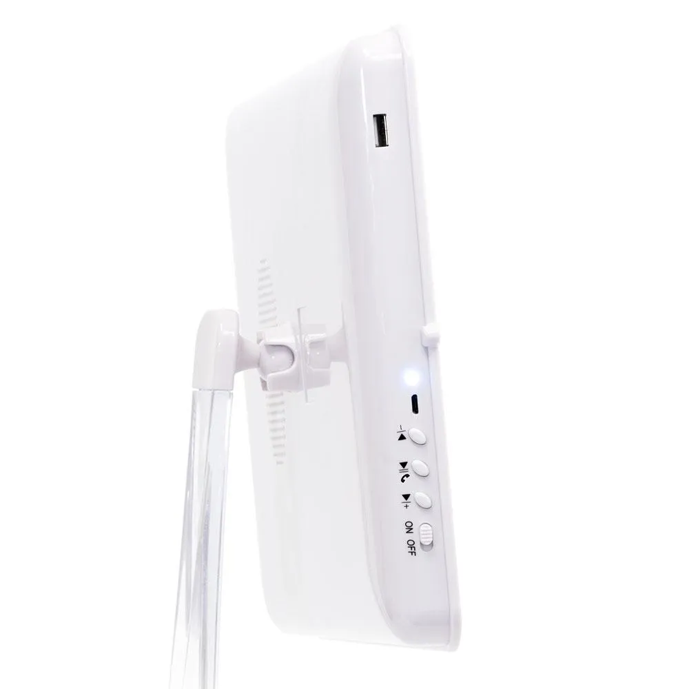 Impressions Vanity Co Touch Pro LED Makeup Mirror w/ Bluetooth Audio   Speakerphone & USB Charger