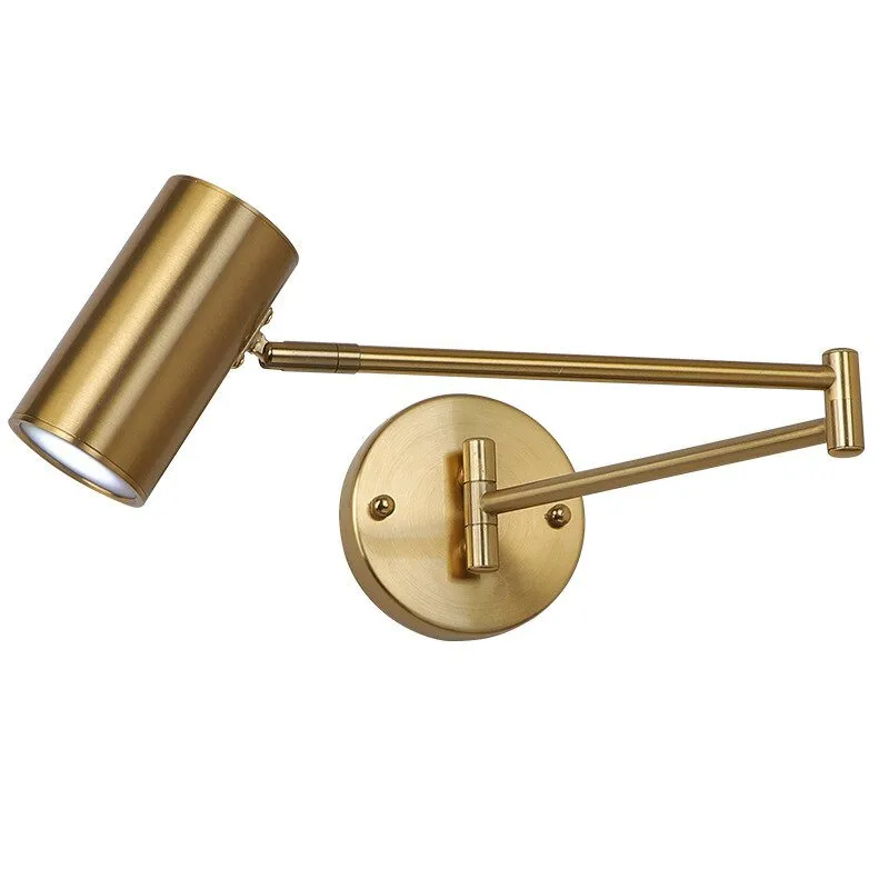 Indoor Touch Sensor Wall Lights Adjustable Swing Long Arm LED Lamps