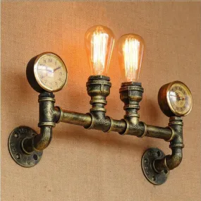 Industrial style Vintage Retro Loft Wall Lights Water Pipe Bar Pub Cafe Restaurant Aisle Corridor Hall Pub Club Wall Sconces