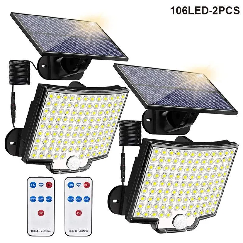 IP65 LED Solar Motion Lights – Waterproof Outdoor Security Lighting