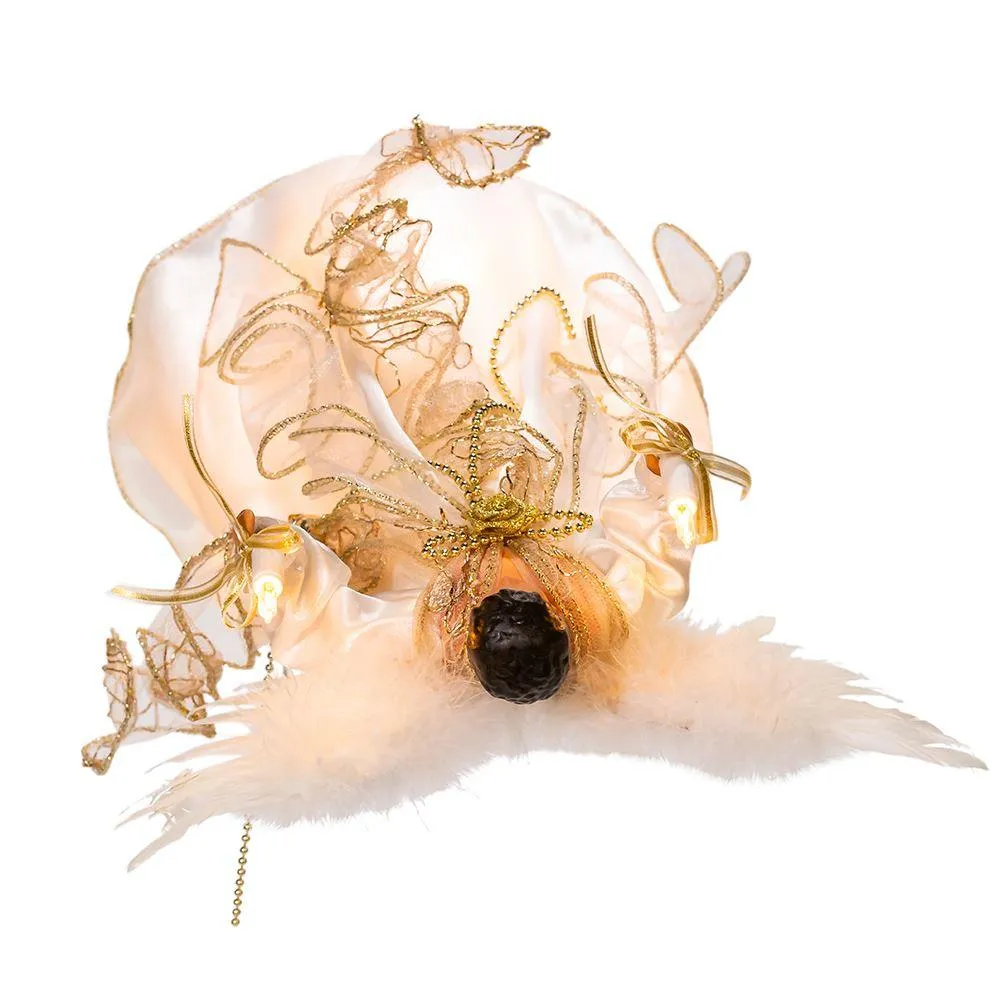 Ivory and Gold Angel Tree Topper