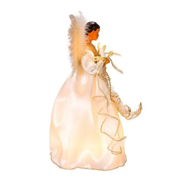 Ivory and Gold Angel Tree Topper