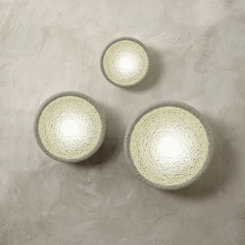 Japanese Style Wabi Sabi Indoor Wall Lamp: Retro Bedroom Bedside Sconce