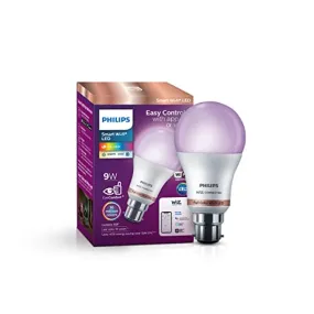 Jashiya PHILIPS Wiz Wi-Fi Enabled B22 9-Watt LED Smart Bulb, Compatible with Amazon Alexa and Google Assistant(16M Colours  Shades of White   Dimmable   Tunable),Pack of 1