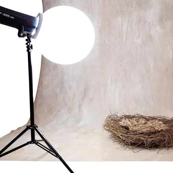 Jinbei 2 x EF200 V (400W) Continuous LED Photo & Video Lighting Kit