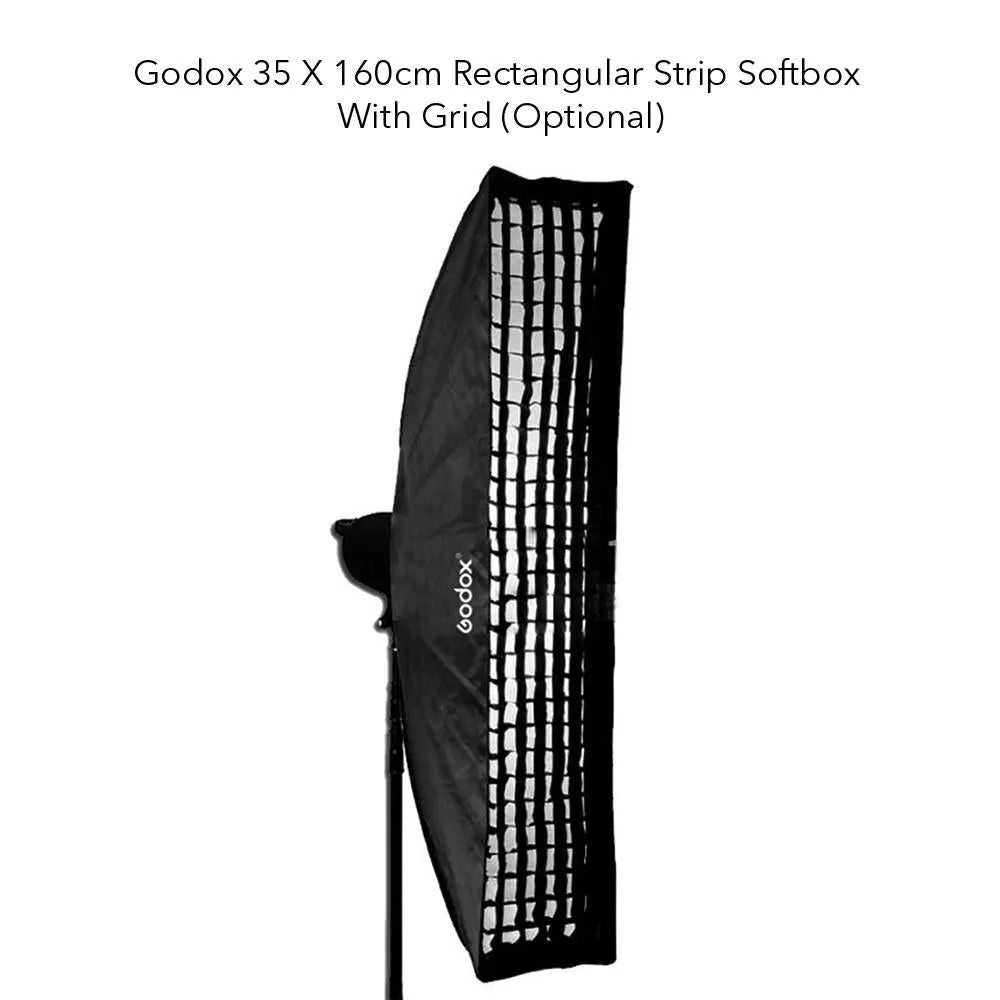 Jinbei 2 x EF200 V (400W) Continuous LED Photo & Video Lighting Kit