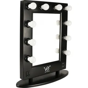 Just Case - Ver Beauty LED Light Vanity Mirror w/Dimmer (VMR4512-PPAB Black)