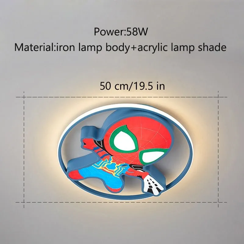 Kids Spiderman Ceiling Light - Enhance Your Kids' Room Decor