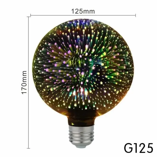 LATTUSO- LED Light Edison Bulb 3D Decoration Bulb| A60 ST64 G95 G80 optional