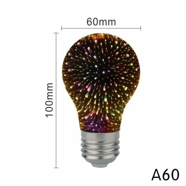 LATTUSO- LED Light Edison Bulb 3D Decoration Bulb| A60 ST64 G95 G80 optional