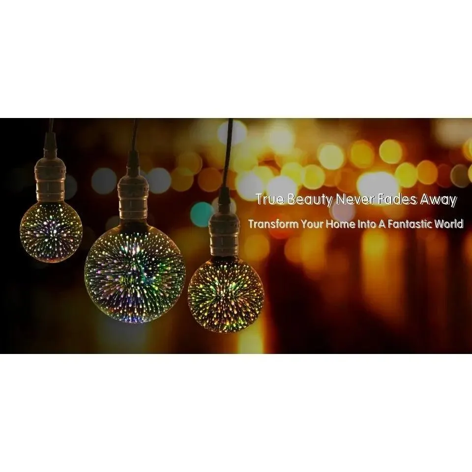LATTUSO- LED Light Edison Bulb 3D Decoration Bulb| A60 ST64 G95 G80 optional