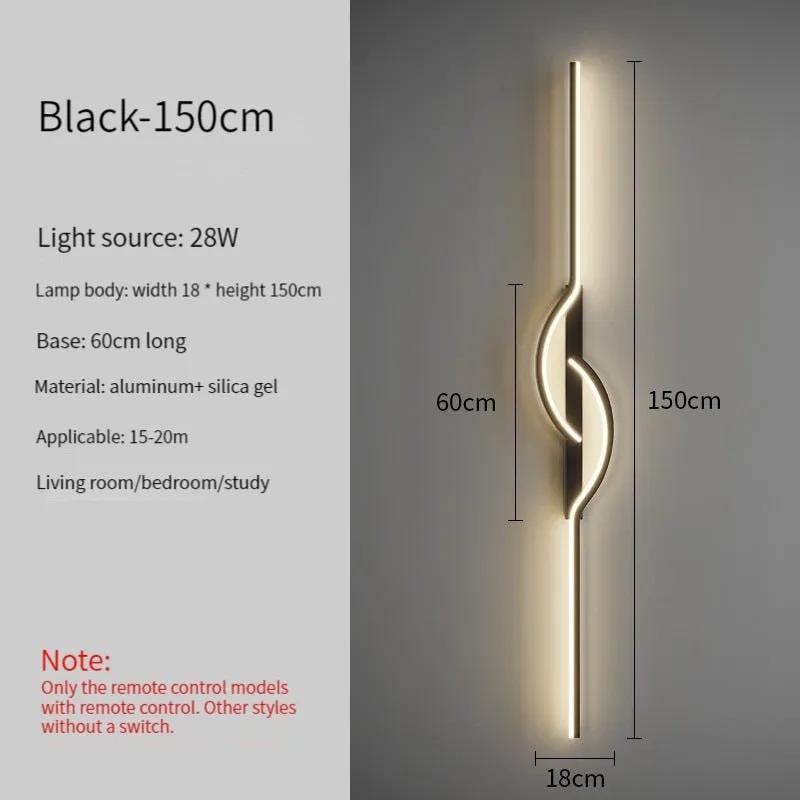 Led Bedside Wall Sconce Lamp For Living Room Bedroom Stair Modern Art Interior Wall Lights Light Fixture Night Lamps Home Decor