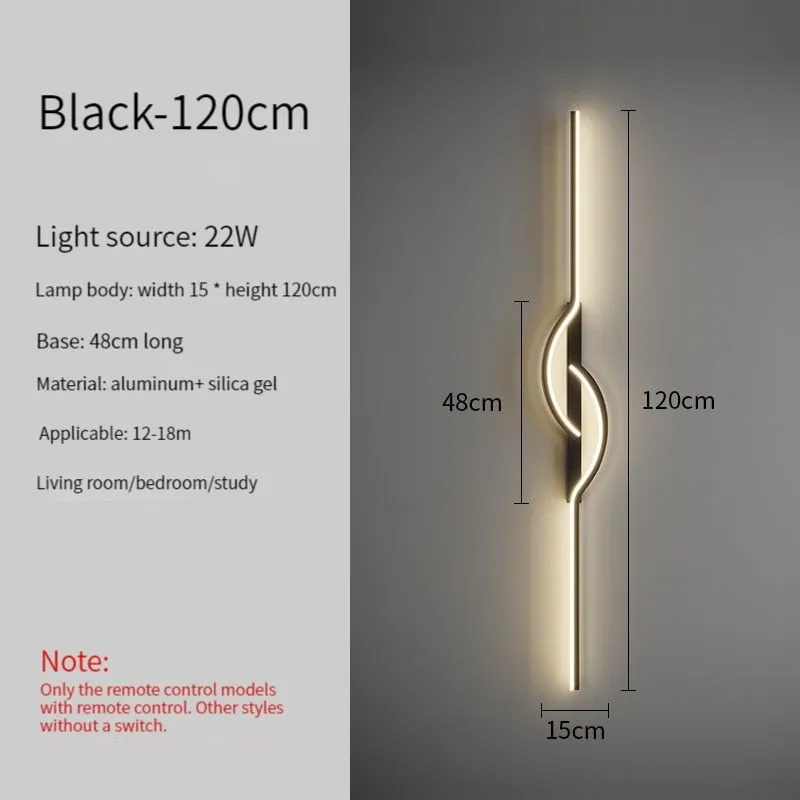 Led Bedside Wall Sconce Lamp For Living Room Bedroom Stair Modern Art Interior Wall Lights Light Fixture Night Lamps Home Decor