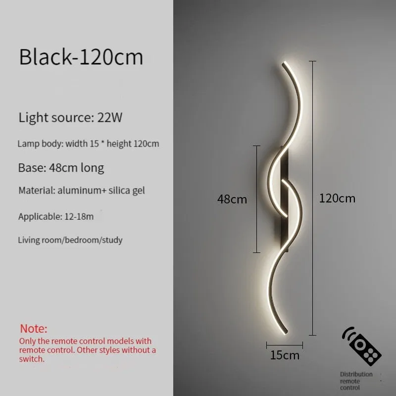 Led Bedside Wall Sconce Lamp For Living Room Bedroom Stair Modern Art Interior Wall Lights Light Fixture Night Lamps Home Decor