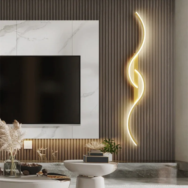 Led Bedside Wall Sconce Lamp For Living Room Bedroom Stair Modern Art Interior Wall Lights Light Fixture Night Lamps Home Decor